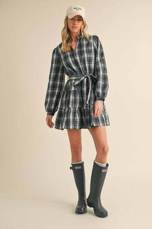 Plaid Mini Dress