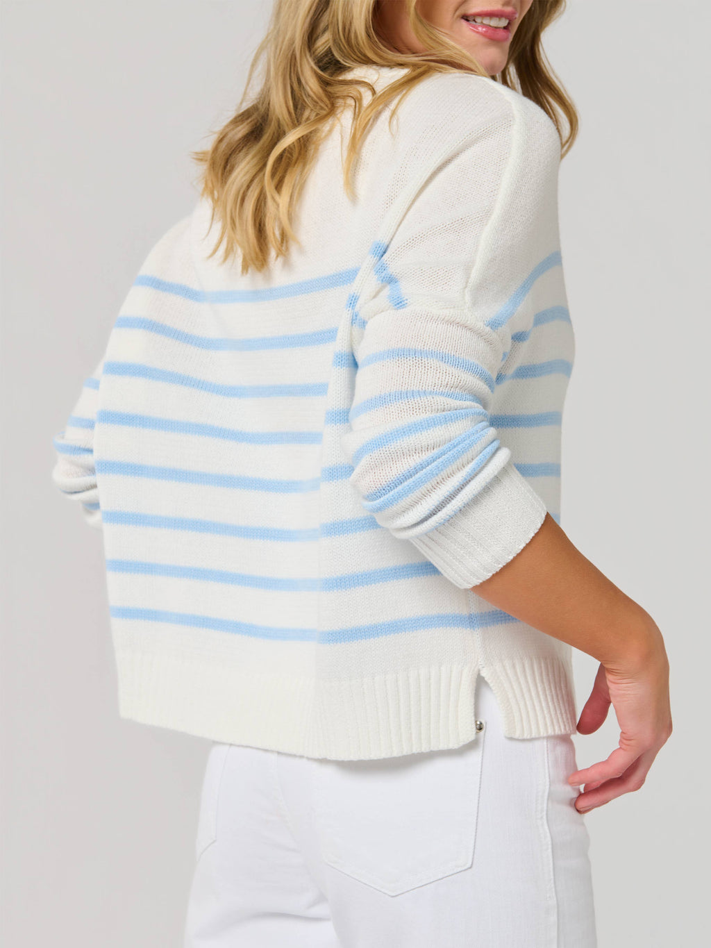 Lobster Sweater - Blue and White