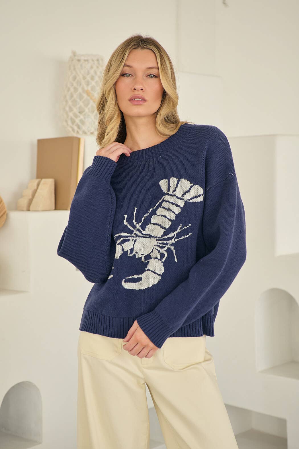 Lobster Roll Crewneck Sweater