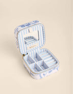 Spartina Jewelry Mirror Travel Case Garden Toile