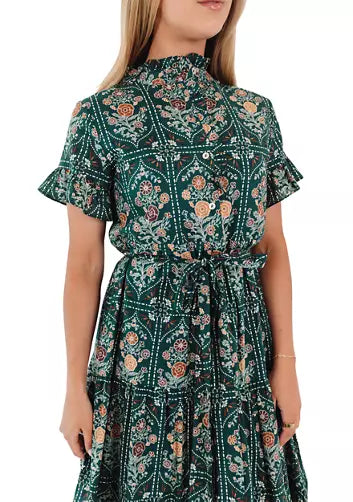 J Marie Hazel Button Up Midi Dress