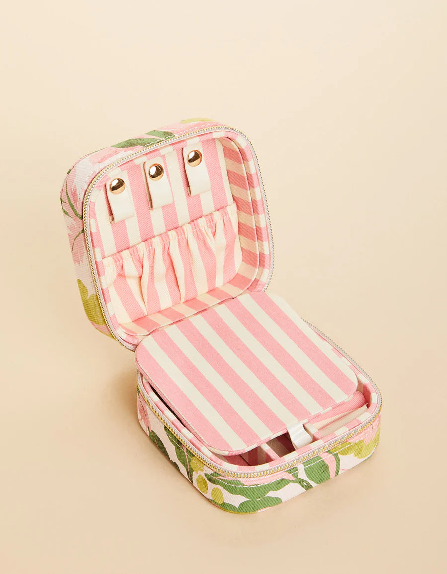 Spartina Jewelry Mirror Travel Case Palm Paradise