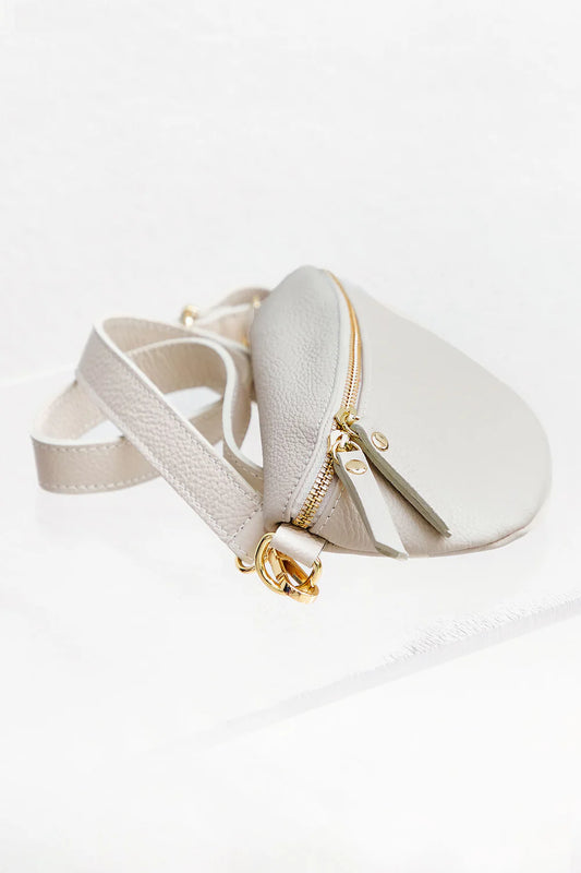 Debbie Katz Shelly Leather Bag Beige