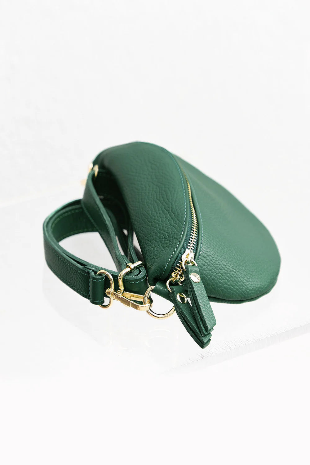 Debbie Katz Shelly Leather Bag Green