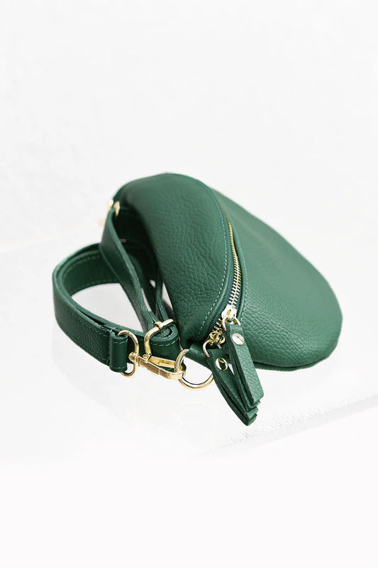 Debbie Katz Shelly Leather Bag Green